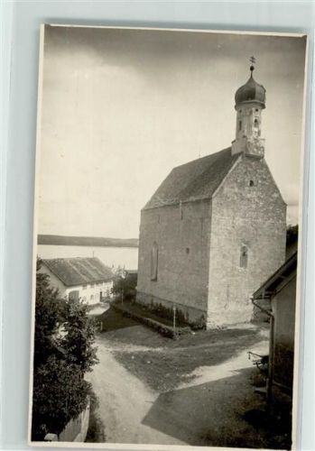 86938 W8913 Unterschondorf , Ammersee Foto AK Jakobs-Kirche