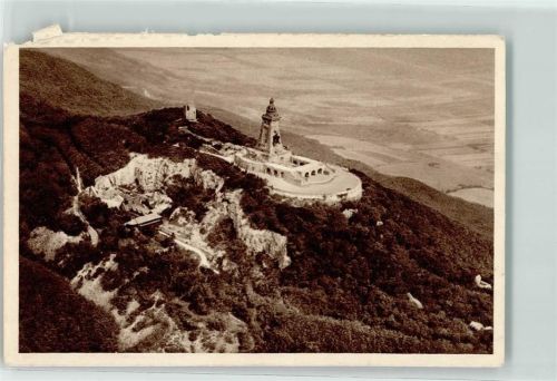 Bad Frankenhausen 1934 - 1935 Fliegeraufnahme Kyffhäuser Denkmal Reichswinterhilfe-Lotterie Bild 155