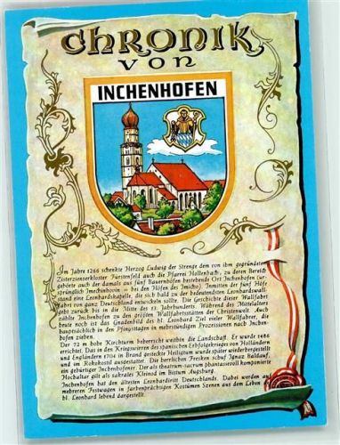Inchenhofen Chronik Wappen Kirche Siegel Ornament