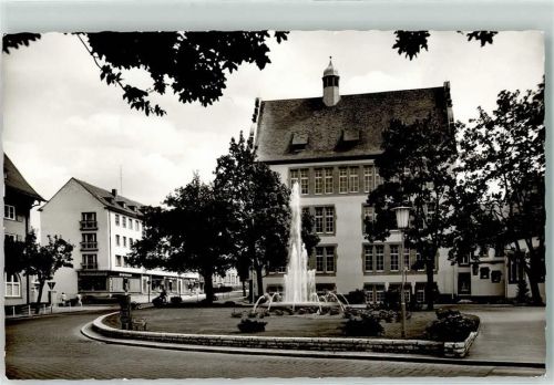 Schwabach Schillerplatz Springbrunnen