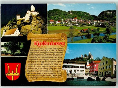 Kipfenberg Burg bei Nacht Wappen