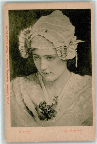 1900 Burenbraut sign Doubek - Verlag Ackermann Nr. 911