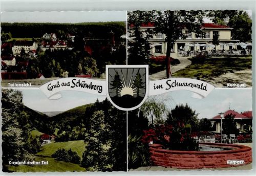 Schömberg Kapfenhardter Tal Kurpark Brunnen Kurhaus