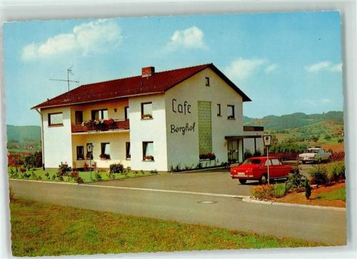 64668 W6149 Rimbach , Odenw - Gasthaus Cafe u. Pension Berghof Mercedes Auto