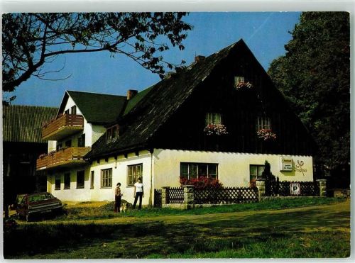 Pullenreuth Gasthaus Zum Dragoner Hund Parkplatzschild