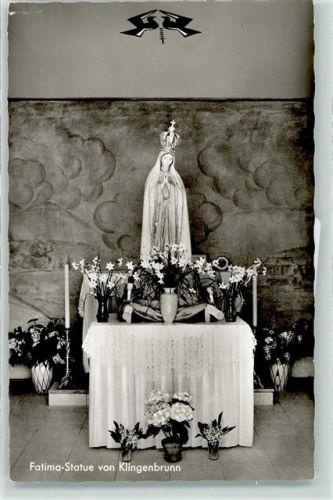 Klingenbrunn Fatima Statue