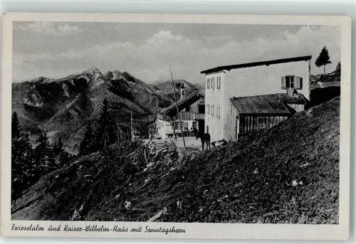 Zwieselalm Kaiser Wilhelm-Haus Sonntagshorn Hüttenstempel