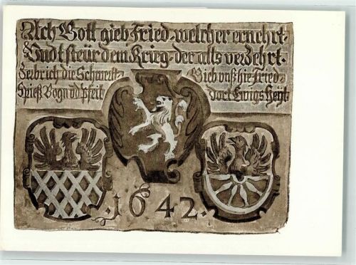 Marktredwitz Wappentafel am Alten Rathaus