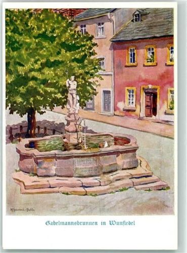 Wunsiedel Gabelmannsbrunnen von Heinrich Beer