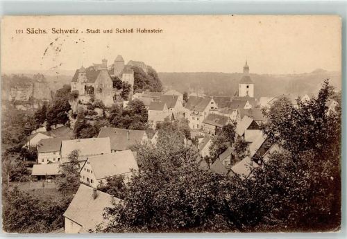 Hohnstein 1919 Schloss