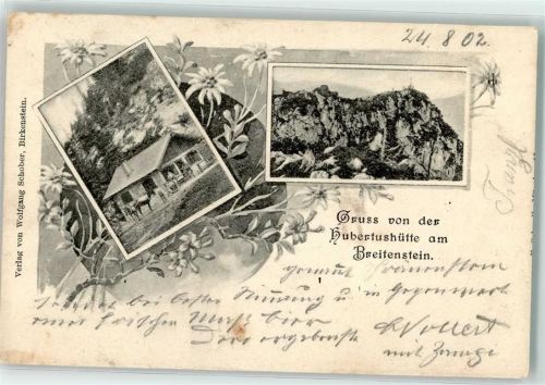 83730 W8165 Birkenstein 1902 - Hubertushütte am Breitenstein