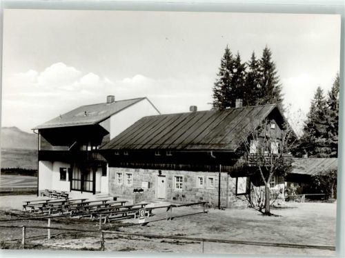 95615 W8590 Marktredwitz Foto AK Berggasthaus Marktredwitzer Haus