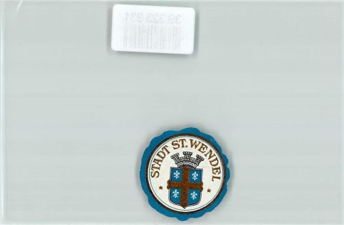 St. Wendel Wappen Gold Blau Weiß