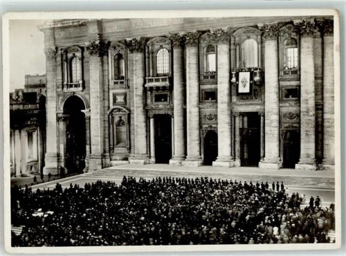 Vatikanstadt la Benedizione di S.S. Pio XII