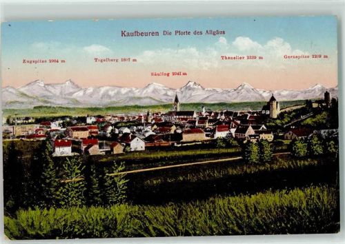 Kaufbeuren Zugspitze Tegelberg Säuling Thaneller Gernspitze