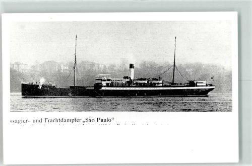 Passagier und Frachtdampfer Sao Paulo