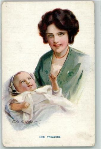 Mutter und Baby Verlag Carlton Serie 676/2 AK