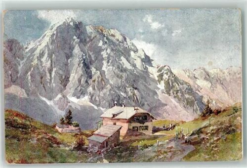Feistritz 1913 Klagenfurter Hütte in den Karawanken mit Hochstuhl