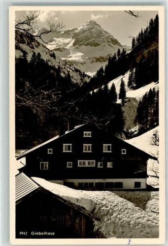 Hinterstein Giebelhaus mit Wiedemer