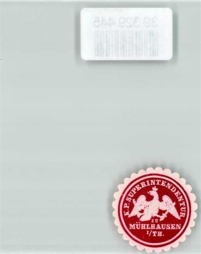 Mühlhausen K. P. Superintendentur zu Mühlhausen i.Th.