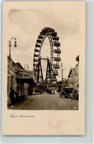 Wien Riesenrad Prater Ton Kino Oldtimer