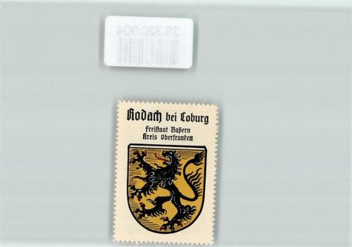 Rodach Wappen Kaffee Hag Nr. 57 ca. 1920-1940 Löwe
