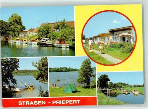 Priepert Schleuse Motorboot Bungalowsiedlung Pelzkuhl VEB Schiffswerft Rechlin