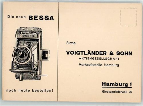 Voigtländer Bessa Bestellkarte