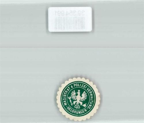 Heldrungen Magistrat u. Polizei Verwaltung Heldrungen