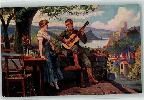 Heimatklänge Gitarre sign.W.Ebbinghaus KVB Nr.2552