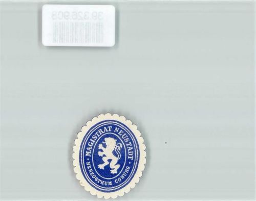 Neustadt Magistrat Neustadt Herzogtum Coburg