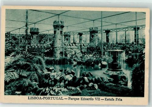Lisboa Parque Eduardo VII Estufa Fria Brunnen