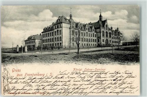09669 O9262 Frankenberg , Sachs 1901 - Königliches Lehrer Seminar