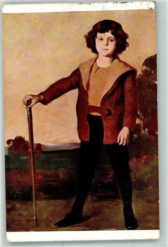 1914 sign.Prof.C.Marr Knabenbildnis Serie XXII Nr.3