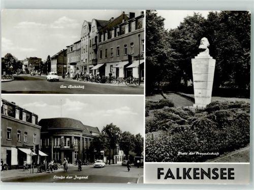 Falkensee Am Bahnhof Straße der Jugend Platz der Freundschaft