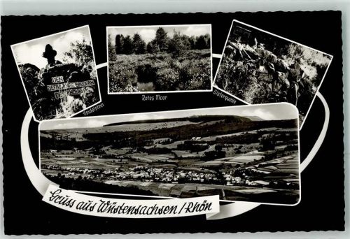 Wüstensachsen Kriegerdenkmal Heidelstein Rotes Moor Ulsterquelle