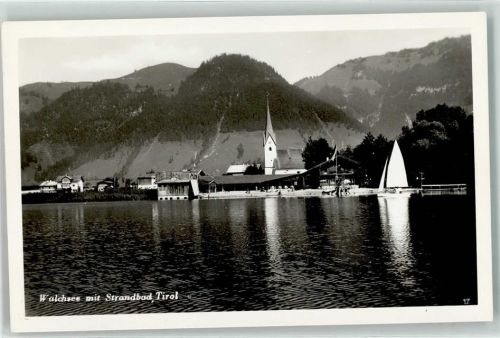 6344 Walchsee - mit Strandbad Segelboot