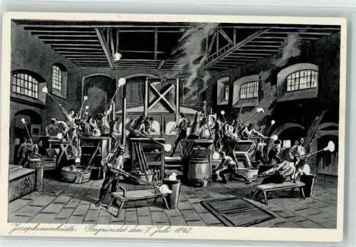 Schreiberhau Josephinenhütte Kunstglasfabrik gegründet 7. Juli 1842
