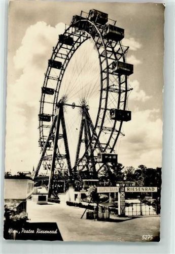 Wien Prater Riesenrad Liliputbahn Vergnügung