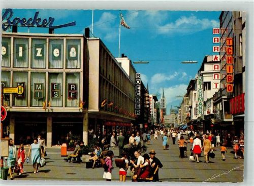 Gelsenkirchen Bahnhofstraße Cafe Markt