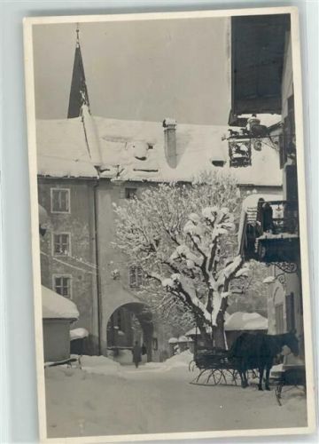 Kitzbühel Winter Jochbergertor Pferdeschlitten