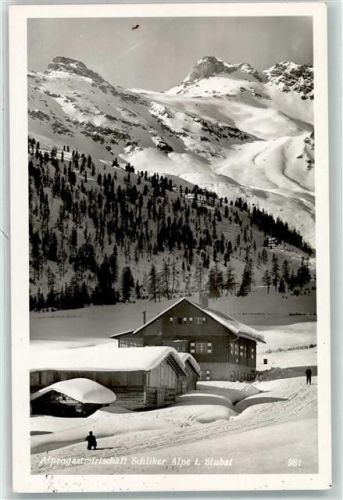 Telfes Winter Alpengasthaus Schliker Hüttenstempel