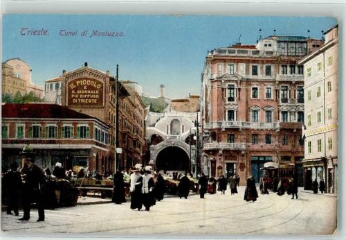 34100 Trieste / Triest / Trst - Tunel di Montuzza Straßenbahn