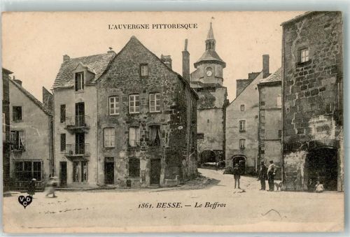 Besse Le Beffron L Auvergne Pittoresque Turm Uhr