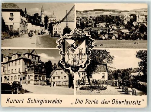 Schirgiswalde Stadwappen Kühe Auto