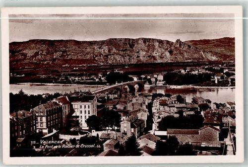 Valence le Pont et le Rocher de Crussol