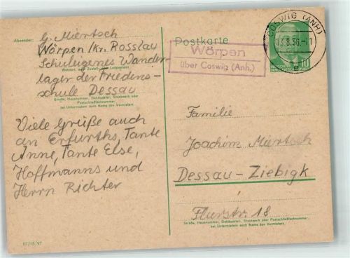 06869 O4501 Wörpen - Landpost über Coswig