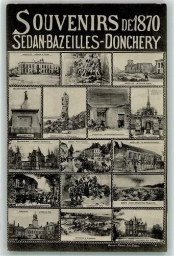 Sedan 1914 Souvenirs de 1870 Bazeilles