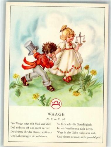 Waage Spruch Kinder Nr.510-10