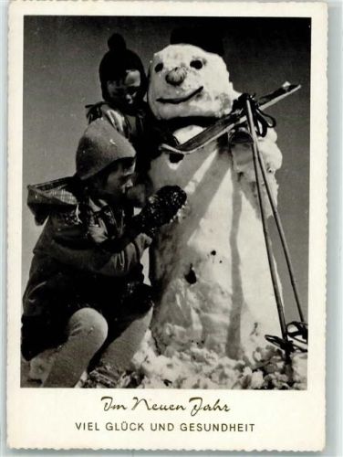 Neujahr Kinder Ski